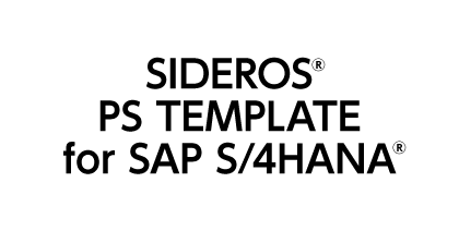 SIDEROS PS TEMPLATE for SAP S/4HANA