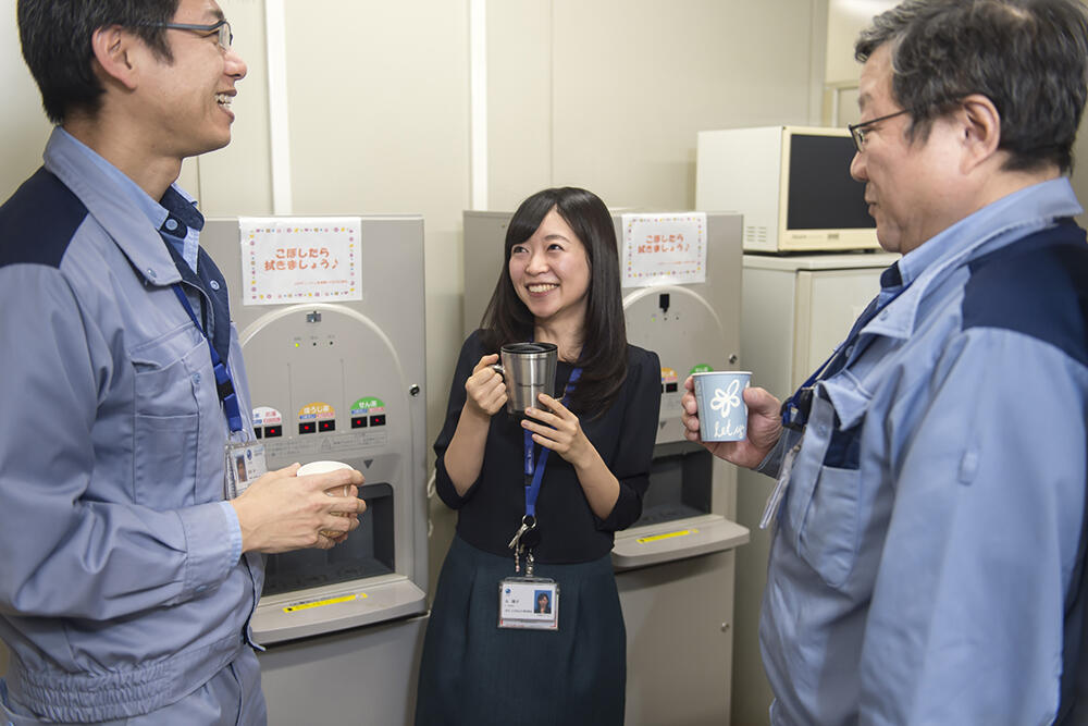 京浜地区のリフレッシュスペース。老若男女問わず会話が弾みます。