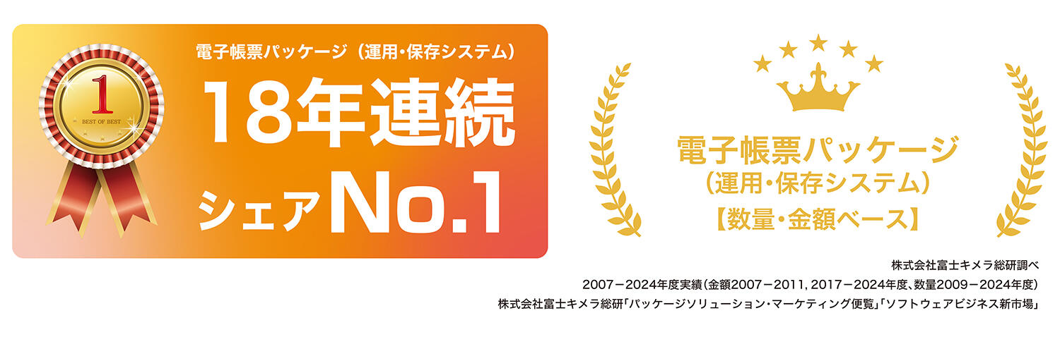 18年連続シェアNo.１