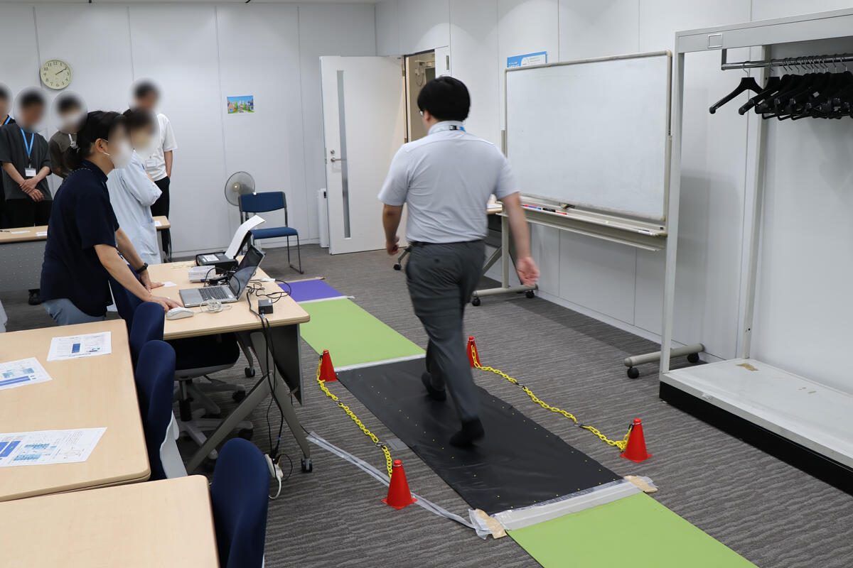 歩行基礎力測定会の様子