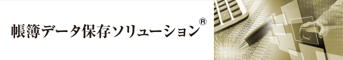 帳簿データ保存ソリューション