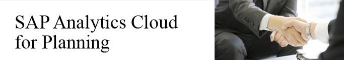 SAP Analytics Cloud for Planning